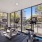 Apartment gym at Eleanor in Seattle with cycling equipment