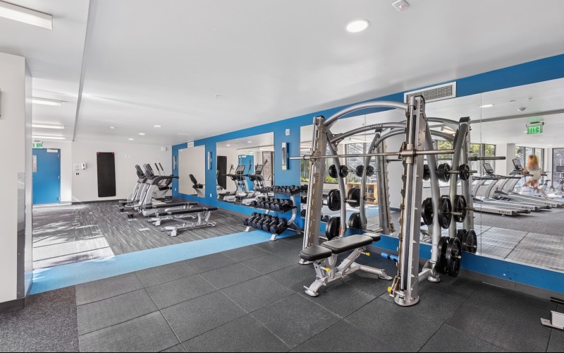 State-of-the-art workout facility at Eleanor Seattle