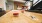 Close-up of shuffleboard table in clubhouse at Eleanor Apartments in Seattle