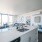 Luxury apartment kitchen island at Eleanor in Seattle