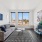 Modern furnished living room at Eleanor Seattle apartments