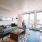 Spacious living room at Eleanor Apartments in Seattle