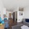 Spacious apartment living room with modern finishes at Eleanor in Seattle
